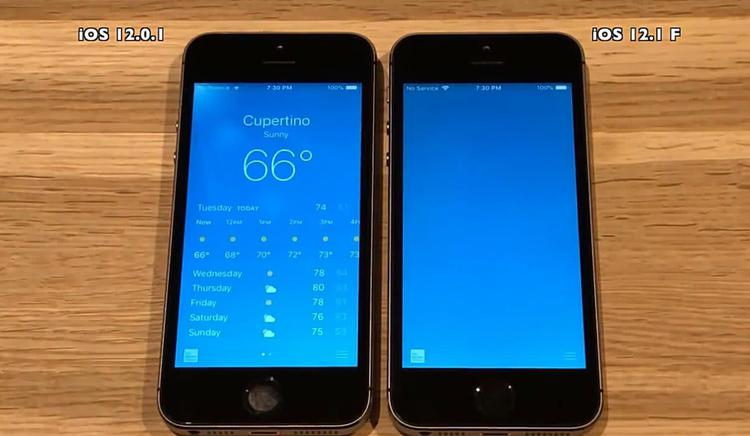 iPhone5S升级哪个系统好？iPhone5S运行iOS12.1/iOS12.0.1各方对比