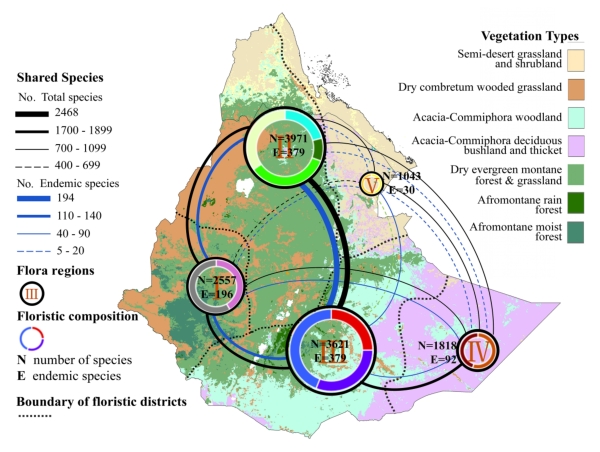 非洲之角植物區系和多樣性空間格侷研究方麪獲進展