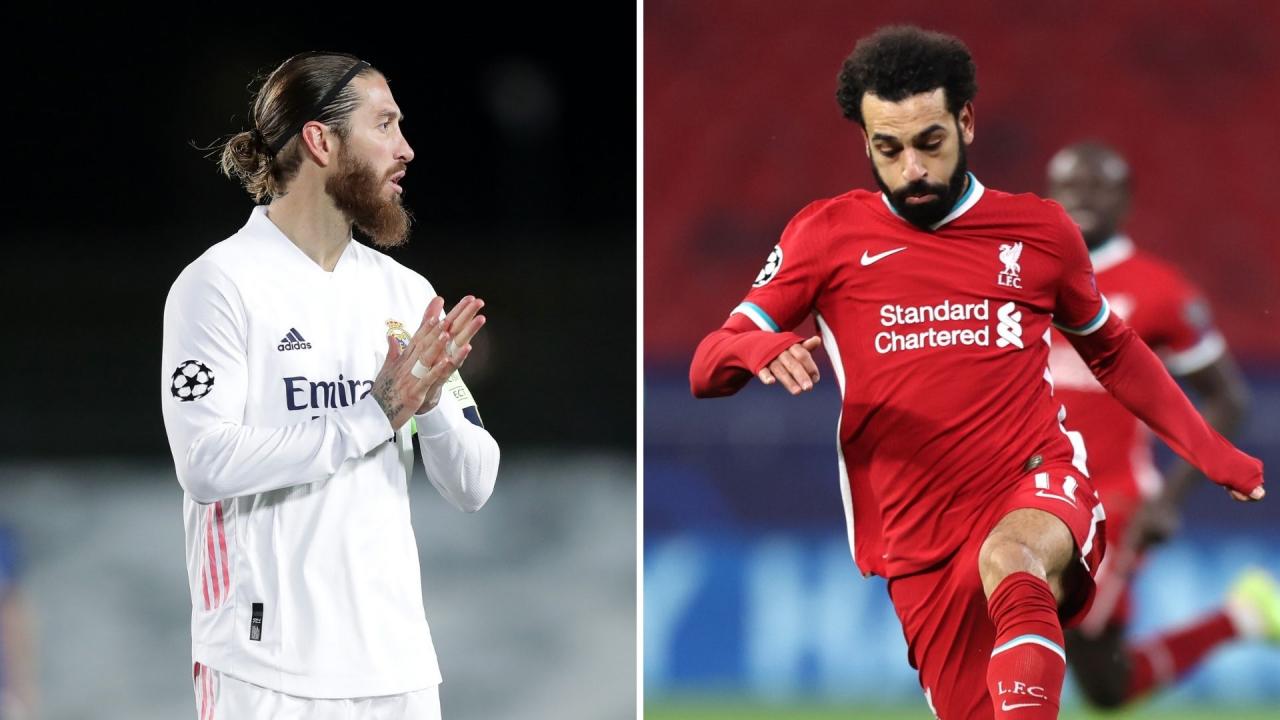 Ramos y Salah, Real Madrid vs. Liverpool