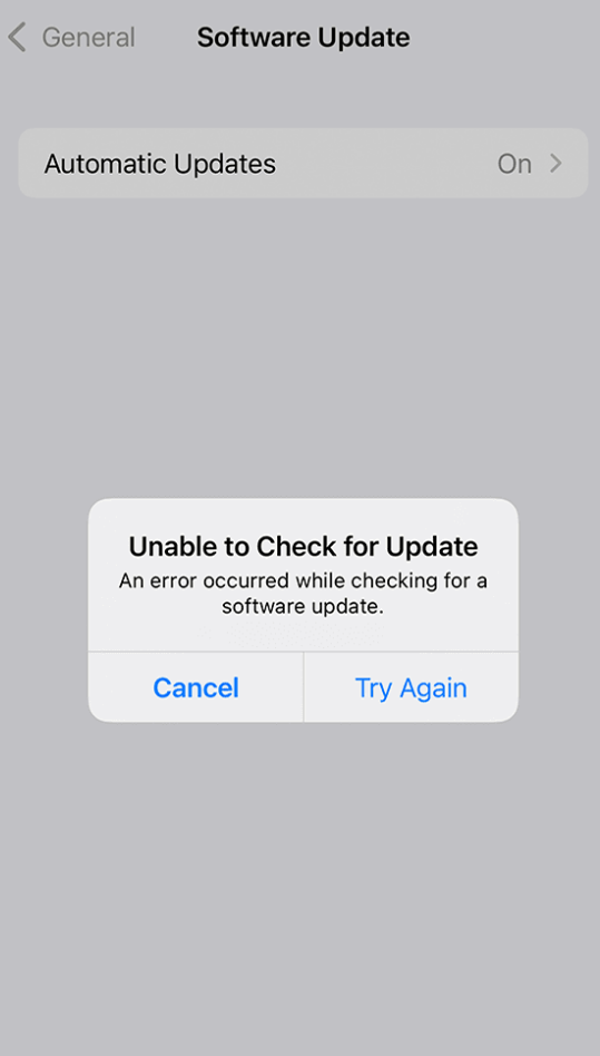iPhone 提示“软件更新失败”，下载时出错怎么办？