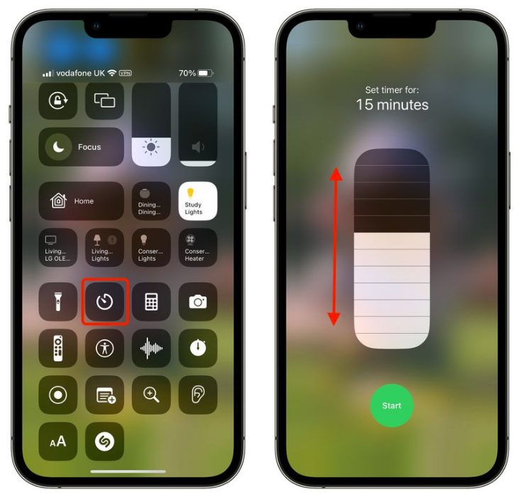 在 iPhone 上快速打开“计时器”功能的两种方法
